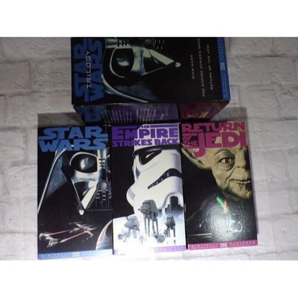 Star Wars Trilogy 3-Tape Set (VHS,1995) Digitally Mastered #0609